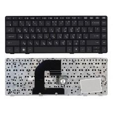 Клавиатура для ноутбука HP ProBook 6460B, 6465B, EliteBook 8460P, 8460W чёрная, с рамкой