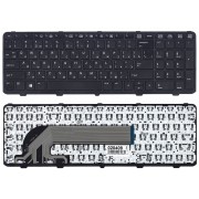 Клавиатура HP ProBook 450 G0, 450 G1, 450 G2, 455 G0, 455 G1, 455 G2, 470 G0, 470 G1, 470 G2, 721953-251 черная, с рамкой