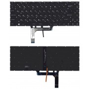 Клавиатура MSI GF63, GS65, GS65VR, 9Z.NEVBN.A0R, NSK-FDABN 0R Черная, без рамки, с белой подсветкой