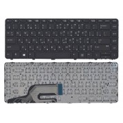 Клавиатура HP Probook 430 G3, 430 G4, 440 G3, 440 G4, 445 G3, 640 G2, 645 G2, 811861-251 черная, с рамкой