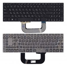 Клавиатура для ноутбука Asus VivoBook 17 X705F, X705M, X705Q, X705U черная, без рамки