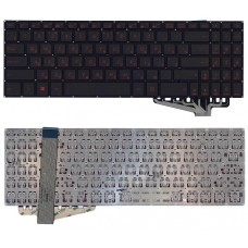 Клавиатура для ноутбука Asus F570DD, F570UD, F570ZD, FX570DD, FX570UD, FX570ZD, X570DD, X570UD, X570ZD черная