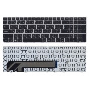 Клавиатура HP ProBook 4530s, 4535s, 4730s, 646300-251 чёрная, c серой рамкой