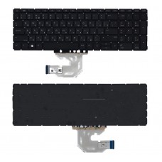 Клавиатура для ноутбука HP ProBook 450 G6, 450 G7, 450R G6, 455 G6, 455 G7, 455R G6 черная, без рамки