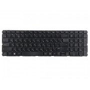 Клавиатура HP Envy dv7-7200, dv7-7300, Pavilion dv7-7000, dv7-7100, 639396-251 чёрная, без рамки