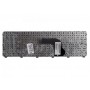 Клавиатура для ноутбука HP Envy dv7-7200, dv7-7300, Pavilion dv7-7000, dv7-7100 чёрная, с рамкой