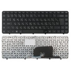 Клавиатура для ноутбука HP Pavilion dv6-3000, dv6-3100, dv6-3200, dv6-3300 Чёрная, с рамкой
