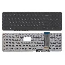 Клавиатура для ноутбука HP Envy TouchSmart 15-j000, 15-j100, 17-j000, 17-j100 Черная, без рамки