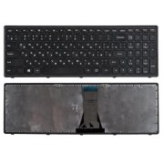 Клавиатура Lenovo IdeaPad Flex 15, 15D, G500S, G505, G505A, G505G, G505S, S500, S510, S510P, Z510 Черная, черная рамка