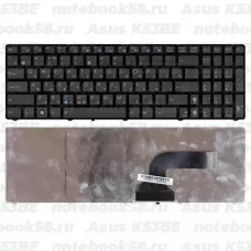 Клавиатура для ноутбука Asus K53BE черная, с рамкой