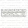 Клавиатура для ноутбука HP Pavilion G6-2027sr Белая, с рамкой