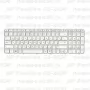 Клавиатура для ноутбука HP Pavilion G6-2036 Белая, с рамкой