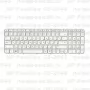 Клавиатура для ноутбука HP Pavilion G6-2045 Белая, с рамкой