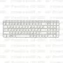 Клавиатура для ноутбука HP Pavilion G6-2150 Белая, с рамкой