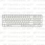 Клавиатура для ноутбука HP Pavilion G6-2247 Белая, с рамкой