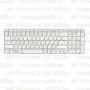 Клавиатура для ноутбука HP Pavilion G6-2353sr Белая, с рамкой