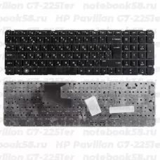 Клавиатура для ноутбука HP Pavilion G7-2251er Чёрная, без рамки, вертикальный ENTER