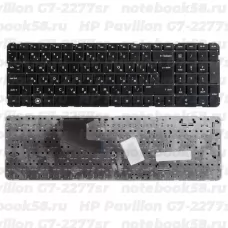 Клавиатура для ноутбука HP Pavilion G7-2277sr Чёрная, без рамки, вертикальный ENTER