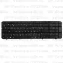 Клавиатура для ноутбука HP Pavilion G7-2114er Чёрная с рамкой
