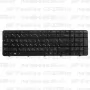 Клавиатура для ноутбука HP Pavilion G7-2376nr Чёрная с рамкой