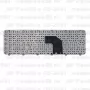 Клавиатура для ноутбука HP Pavilion G6-2091 черная, с рамкой
