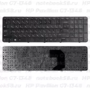 Клавиатура для ноутбука HP Pavilion G7-1348 Черная
