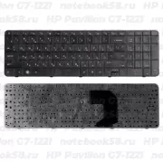 Клавиатура для ноутбука HP Pavilion G7-1221 Черная