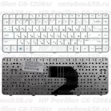 Клавиатура для ноутбука HP Pavilion G6-1206sr Белая