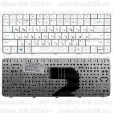 Клавиатура для ноутбука HP Pavilion G6-1214sr Белая