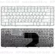 Клавиатура для ноутбука HP Pavilion G6-1c60 Белая