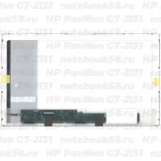 Матрица для ноутбука HP Pavilion G7-2131 (1600x900 HD+) TN, 40pin, Глянцевая