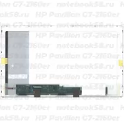 Матрица для ноутбука HP Pavilion G7-2160er (1600x900 HD+) TN, 40pin, Глянцевая