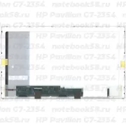 Матрица для ноутбука HP Pavilion G7-2354 (1600x900 HD+) TN, 40pin, Глянцевая