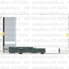 Матрица для ноутбука HP Pavilion G7-1270 (1600x900 HD+) TN, 40pin, Глянцевая