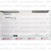 Матрица для ноутбука HP Pavilion G7-2016 (1600x900 HD+) TN, 40pin, Глянцевая