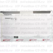 Матрица для ноутбука HP Pavilion G7-1178 (1600x900 HD+) TN, 40pin, Глянцевая