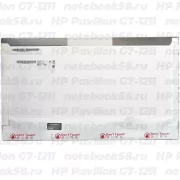 Матрица для ноутбука HP Pavilion G7-1211 (1600x900 HD+) TN, 40pin, Глянцевая