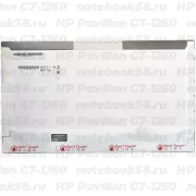 Матрица для ноутбука HP Pavilion G7-1260 (1600x900 HD+) TN, 40pin, Глянцевая