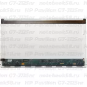 Матрица для ноутбука HP Pavilion G7-2125nr (1600x900 HD+) TN, 40pin, Глянцевая