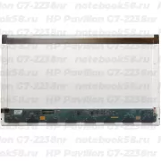 Матрица для ноутбука HP Pavilion G7-2238nr (1600x900 HD+) TN, 40pin, Глянцевая