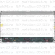 Матрица для ноутбука HP Pavilion G7-1339 (1600x900 HD+) TN, 40pin, Глянцевая