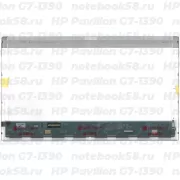 Матрица для ноутбука HP Pavilion G7-1390 (1600x900 HD+) TN, 40pin, Глянцевая