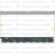 Матрица для ноутбука HP Pavilion G7-2026 (1600x900 HD+) TN, 40pin, Глянцевая