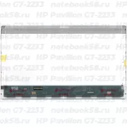 Матрица для ноутбука HP Pavilion G7-2233 (1600x900 HD+) TN, 40pin, Глянцевая