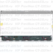 Матрица для ноутбука HP Pavilion G7-2251er (1600x900 HD+) TN, 40pin, Глянцевая