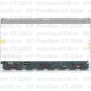 Матрица для ноутбука HP Pavilion G7-2260 (1600x900 HD+) TN, 40pin, Глянцевая