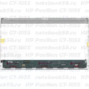 Матрица для ноутбука HP Pavilion G7-1055 (1600x900 HD+) TN, 40pin, Глянцевая