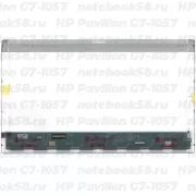 Матрица для ноутбука HP Pavilion G7-1057 (1600x900 HD+) TN, 40pin, Глянцевая