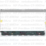 Матрица для ноутбука HP Pavilion G7-1083nr (1600x900 HD+) TN, 40pin, Глянцевая