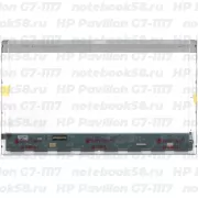 Матрица для ноутбука HP Pavilion G7-1117 (1600x900 HD+) TN, 40pin, Глянцевая